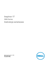 Dell Inspiron 5759 Instrukcja obsługi