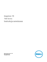 Dell Inspiron 7548 Instrukcja obsługi