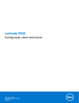 Dell Latitude 3520 Instrukcja obsługi