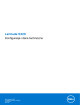 Dell Latitude 5420 Instrukcja obsługi