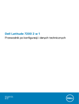 Dell Latitude 7200 2-in-1 Instrukcja obsługi