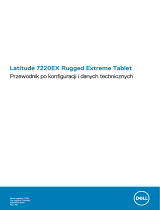 Dell Latitude 7220EX Rugged Extreme Instrukcja obsługi