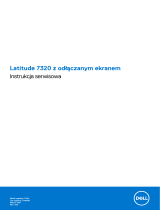 Dell Latitude 7320 Detachable Instrukcja obsługi