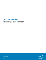 Dell Latitude 7400 Instrukcja obsługi