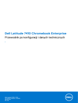 Dell Latitude 7410 Chromebook Enterprise Instrukcja obsługi