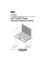 Dell Latitude E6400 Skrócona instrukcja obsługi