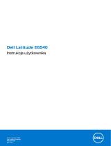 Dell Latitude E6540 Instrukcja obsługi