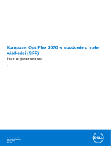 Dell OptiPlex 3070 Instrukcja obsługi
