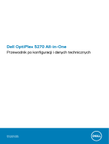 Dell OptiPlex 5270 All-in-One Instrukcja obsługi