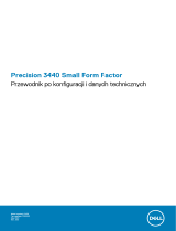 Dell Precision 3440 Small Form Factor Skrócona instrukcja obsługi