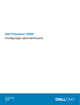 Dell Precision 5550 Instrukcja obsługi