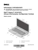 Dell Vostro 1014 Skrócona instrukcja obsługi