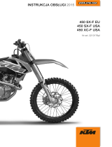 KTM 450 XC-F 2015 Instrukcja obsługi