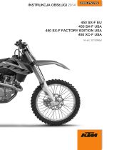 KTM 450 XC-F 2014 Instrukcja obsługi