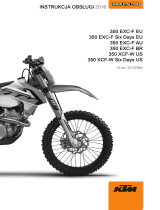 KTM 350 XCF-W 2016 Instrukcja obsługi