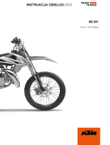 KTM 85 SX 17/14 2022 Instrukcja obsługi