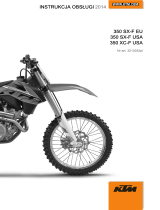 KTM 350 XC-F 2014 Instrukcja obsługi