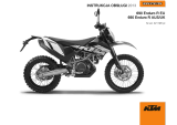 KTM 690 Enduro R 2013 Instrukcja obsługi