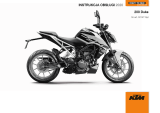 KTM 200 Duke 2020 Instrukcja obsługi