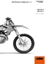 KTM 450 XC-F 2022 Instrukcja obsługi