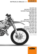 KTM 300 EXC 2015 Instrukcja obsługi