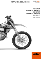 KTM 450 EXC-F Six Days 2022 Instrukcja obsługi