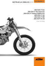 KTM 250 EXC-F 2015 Instrukcja obsługi