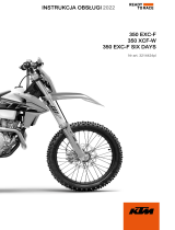 KTM 350 EXC-F 2022 Instrukcja obsługi