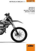 KTM 350 EXC-F Six Days 2021 Instrukcja obsługi