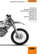 KTM 450 EXC Six Days 2015 Instrukcja obsługi