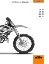 KTM 250 SX 2017 Instrukcja obsługi