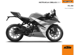 KTM RC 250 2017 Instrukcja obsługi