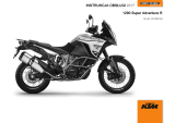 KTM 1290 Super Adventure R 2017 Instrukcja obsługi