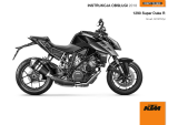 KTM 1290 SUPER DUKE R 2018 Instrukcja obsługi