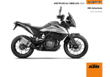 KTM 390 Adventure 2020 Instrukcja obsługi