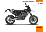 KTM 690 SMC R 2017 Instrukcja obsługi