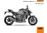 KTM 1290 Super Duke R 2020 Instrukcja obsługi