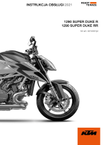 KTM 1290 Super Duke RR 2021 Instrukcja obsługi