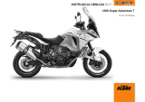 KTM 1290 Super Adventure T 2017 Instrukcja obsługi