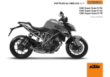 KTM 1290 Super Duke R 2015 Instrukcja obsługi