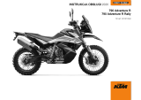 KTM 790 Adventure R Rally 2020 Instrukcja obsługi