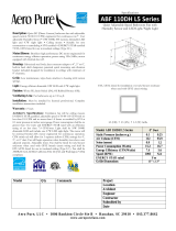 Aero Pure ABF110DH L5 SN Dimensions Guide