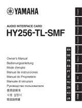 Yamaha HY256 Instrukcja obsługi