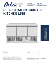 Arktic 232781 Refrigerator Counters Kitchen Line Instrukcja obsługi