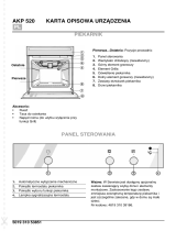 Whirlpool AKP 520 NB Program Chart