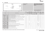 Whirlpool AWT 2352 Program Chart