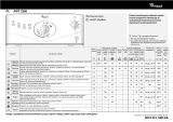 Whirlpool AWT 2289 Program Chart