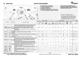 Whirlpool AWE 8725 Program Chart