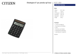 Citizen ECC-210 Karta katalogowa