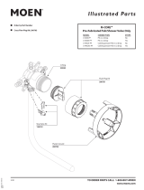 Moen U140XS-PF Exploded Parts View